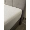 Protege matelas imperméable - 160x200 cm - Coton/Polyester - Anti pun