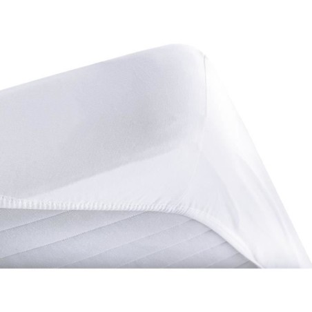 Protege matelas absorbant - 140x190 cm - Coton - Anti acariens