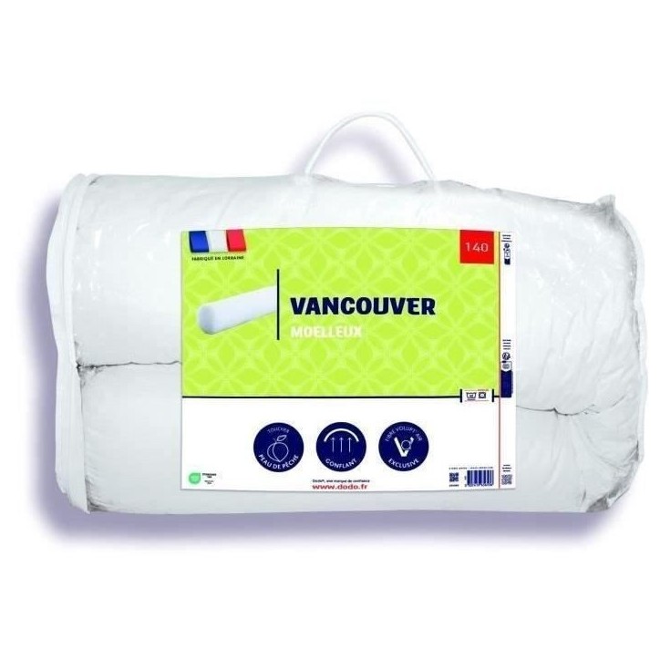 Traversin VANCOUVER 140 cm - 100% Polyester - DODO Traversin VANCOUVER 140 cm - 100% Polyester - DODO