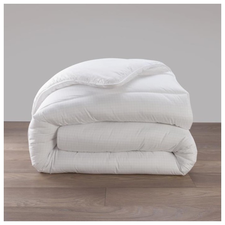 DODO Couette tempérée 300gr/m² 140x200 cm - Protection anti punaise, anti acarien - Blanc - Fabriqué en France DODO Couette tempérée 300gr/m² 140x200 cm - Protection anti punaise, anti acarien - Blanc - Fabriqué en France