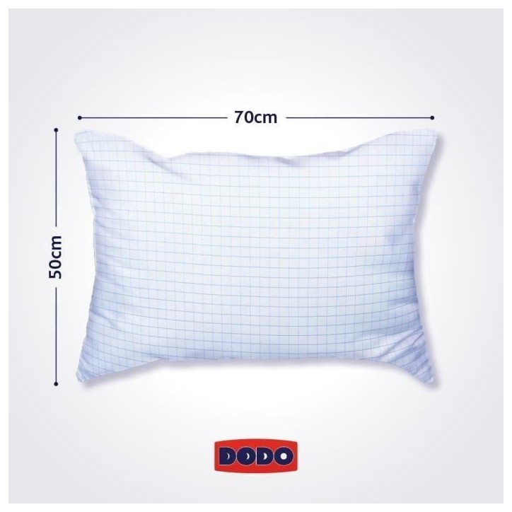 Oreiller médium DODO 50x70 cm - Protection anti punaise, anti acarien - 550 gr - Blanc - Fabriqué en France Oreiller médium DODO 50x70 cm - Protection anti punaise, anti acarien - 550 gr - Blanc - Fabriqué en France