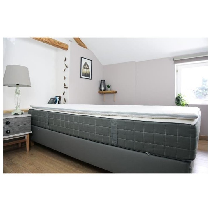 Surmatelas DODO - 140x190 cm - 100 % mémoire de forme - ERGO Surmatelas DODO - 140x190 cm - 100 % mémoire de forme - ERGO