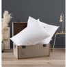 DODO - Lot de 2 oreillers - L'ESSENTIEL - 50 x 70 cm - Blanc