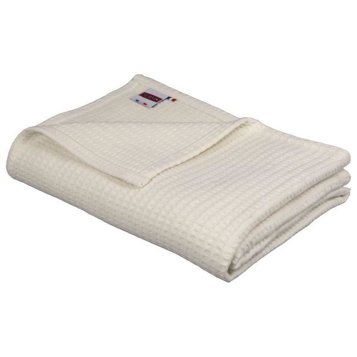 Plaid - DODO - Coton caresse - Nature