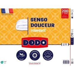 DODO - Couette tempérée 350 g/m² - SENSO DOUCEUR - 200 x 200 cm - B