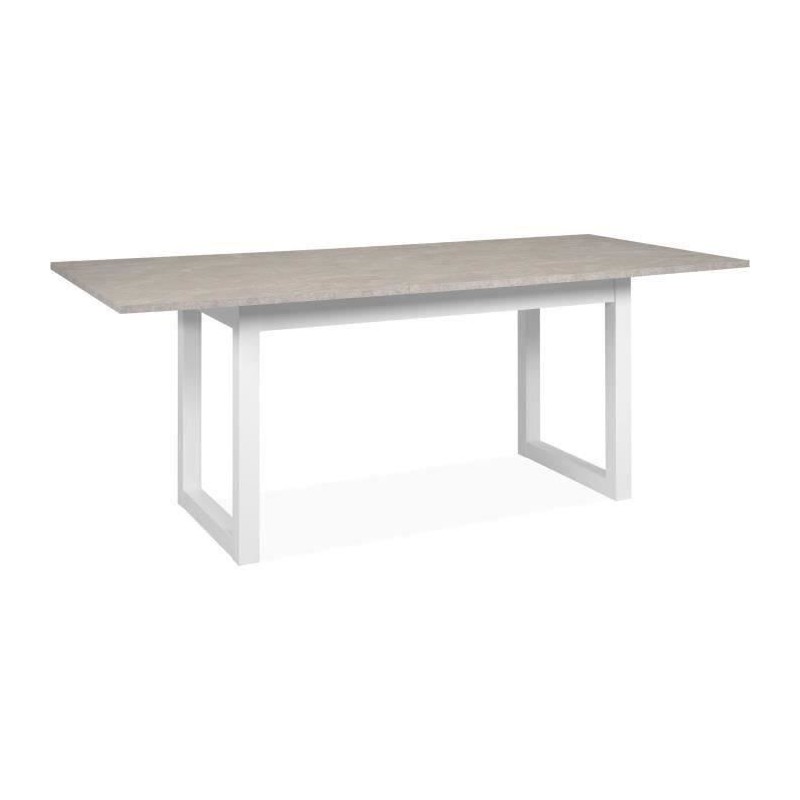 Table a manger extensible Houston - 160-200 x 75 x 90 cm - Plateau eff Table a manger extensible Houston - 160-200 x 75 x 90 cm - Plateau eff