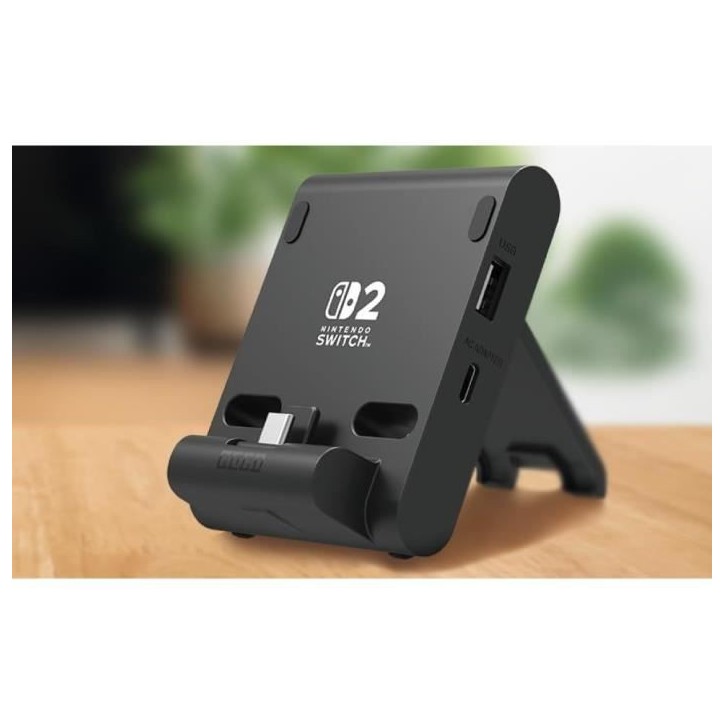 Support pliable PlayStand - HORI - Nintendo Switch 2 - Périphériques USB - Noir Support pliable PlayStand - HORI - Nintendo Switch 2 - Périphériques USB - Noir