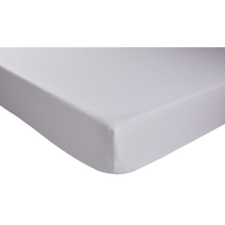Drap housse DODO - 90x190 cm - Coton - Coutil 32 cm - Blanc