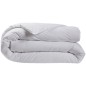 Housse de couette DODO - 260x240 cm - Coton - Antibactérien - Blanc