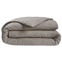 DODO - Housse de couette - 240x220 cm - Coton - Antibactérien - Taupe