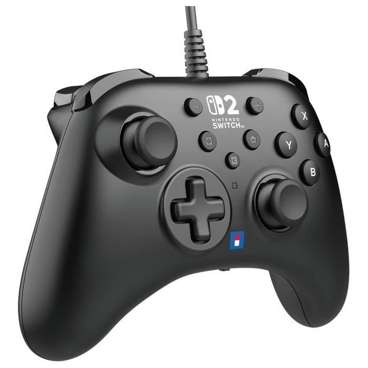 Manette filaire - HORI - Horipad - Nintendo Switch et Switch 2 - Bouton Nintendo C - Boutons arriere programmables - Noir Manette filaire - HORI - Horipad - Nintendo Switch et Switch 2 - Bouton Nintendo C - Boutons arriere programmables - Noir