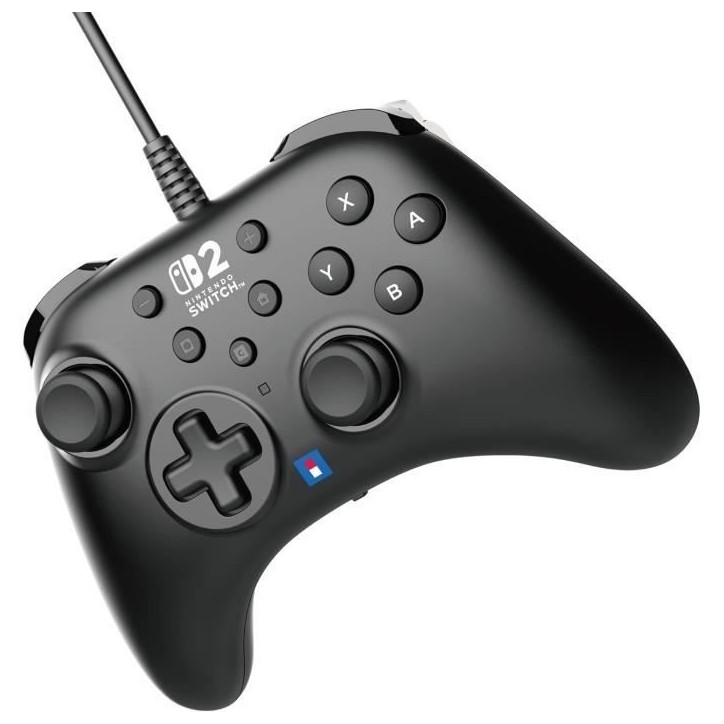 Manette filaire - HORI - Horipad - Nintendo Switch et Switch 2 - Bouton Nintendo C - Boutons arriere programmables - Noir Manette filaire - HORI - Horipad - Nintendo Switch et Switch 2 - Bouton Nintendo C - Boutons arriere programmables - Noir