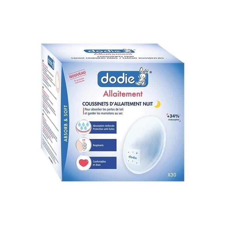 Dodie Allaitement Coussinets d'Allaitement Nuit 30 coussinets Dodie Allaitement Coussinets d'Allaitement Nuit 30 coussinets
