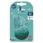 Tétine plate anti-coliques Dodie Sensation+ col large débit 1 pour bébé 0 mois