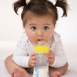 Tétine plate anti-coliques Dodie Sensation+ col large débit 1 pour b