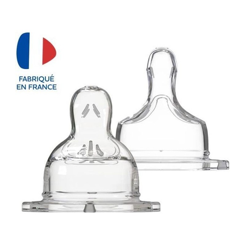 Dodie Biberon Sensation+ Anti-Coliques Tétine Plate Col Large Débit Dodie Biberon Sensation+ Anti-Coliques Tétine Plate Col Large Débit