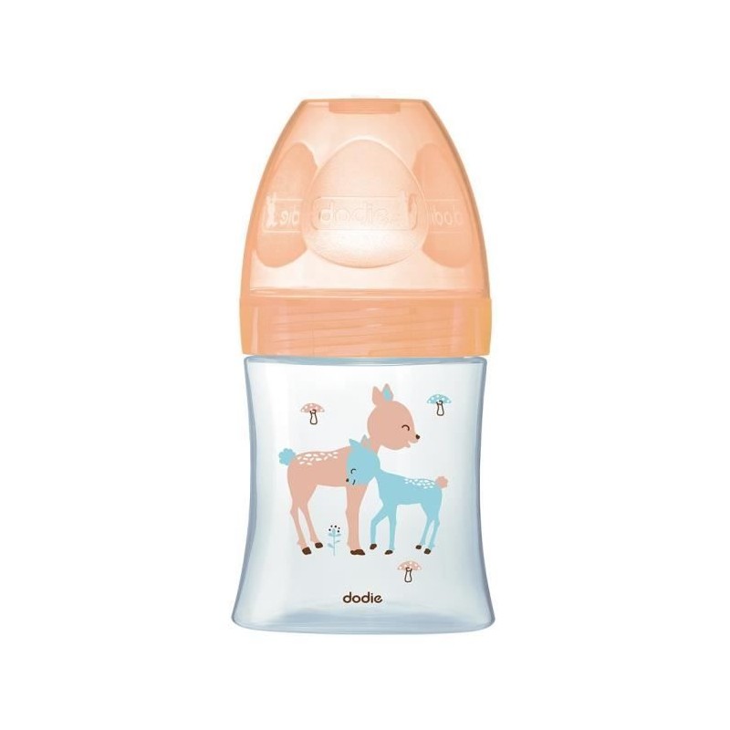 Dodie Biberon Sensation+ Anti-Coliques en Verre +0m Beige Biche 150ml Dodie Biberon Sensation+ Anti-Coliques en Verre +0m Beige Biche 150ml