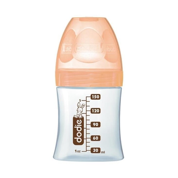 Dodie Biberon Sensation+ Anti-Coliques en Verre +0m Beige Biche 150ml Dodie Biberon Sensation+ Anti-Coliques en Verre +0m Beige Biche 150ml