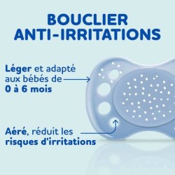 DODIE SUCETTES Lot de 3 Sucettes Anatomiques Jour et Nuit 0-6 mois Au