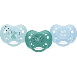 Sucettes Anatomiques DODIE - Bébé Ours - Lot de 3 - +18 mois - Rési