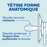 Sucettes Anatomiques DODIE - Bébé Ours - Lot de 3 - +18 mois - Rési