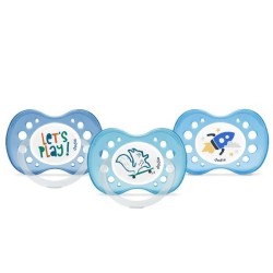 DODIE Sucettes Anatomiques +18 Mois sans BPA, Résistante -Let's Play/