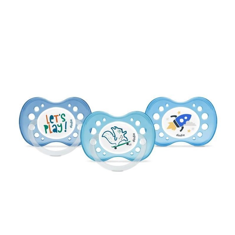 DODIE Sucettes Anatomiques +18 Mois sans BPA, Résistante -Let's Play/ DODIE Sucettes Anatomiques +18 Mois sans BPA, Résistante -Let's Play/