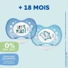 DODIE Sucettes Anatomiques +18 Mois sans BPA, Résistante -Let's Play/