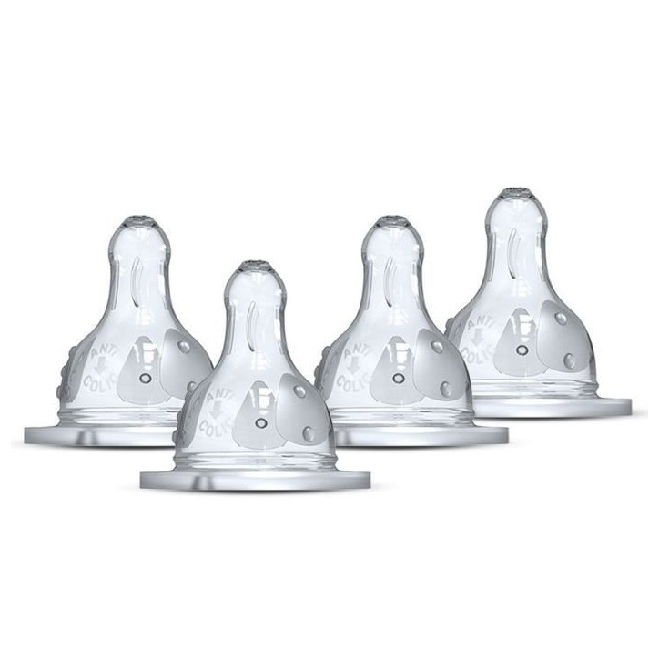 Lot de 4 tétines rondes DODIE Initiation - Débit 4 Lot de 4 tétines rondes DODIE Initiation - Débit 4