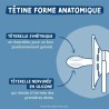 2 Sucettes anatomiques - DODIE - A109 EDL - +18 mois - Mathilde Cabana