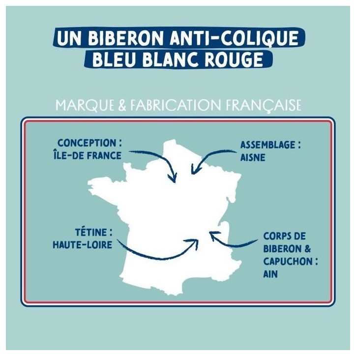 Lot de 3 biberons - DODIE - EB20 - 270 ml - Tétine plate - Rose