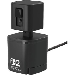 Caméra vidéo USB - HORI - Nintendo Switch 2 - Bras flexible et cache