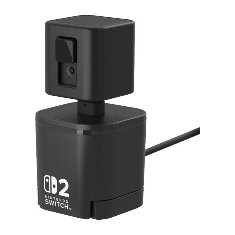 Caméra vidéo USB - HORI - Nintendo Switch 2 - Bras flexible et cache
