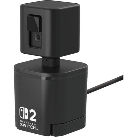 Caméra vidéo USB - HORI - Nintendo Switch 2 - Bras flexible et cache