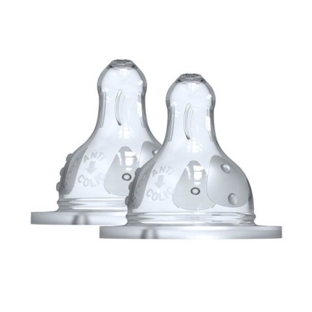 Dodie Biberon Initiation+ Anti-Coliques 3 Vitesses Tétine Ronde Col L
