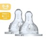 Dodie Biberon Initiation+ Anti-Coliques 3 Vitesses Tétine Ronde Col L