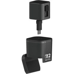 Caméra vidéo USB - HORI - Nintendo Switch 2 - Bras flexible et cache