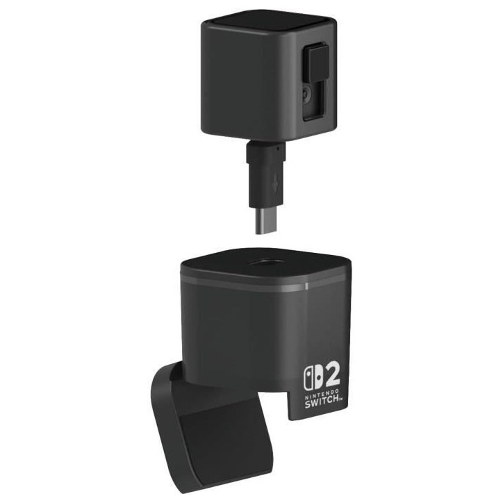 Caméra vidéo USB - HORI - Nintendo Switch 2 - Bras flexible et cache d'objectif - Noir Caméra vidéo USB - HORI - Nintendo Switch 2 - Bras flexible et cache d'objectif - Noir