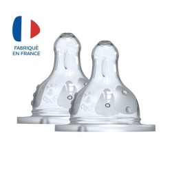 Dodie Biberon Initiation+ Anti-Coliques 3 Vitesses Tétine Ronde Col L