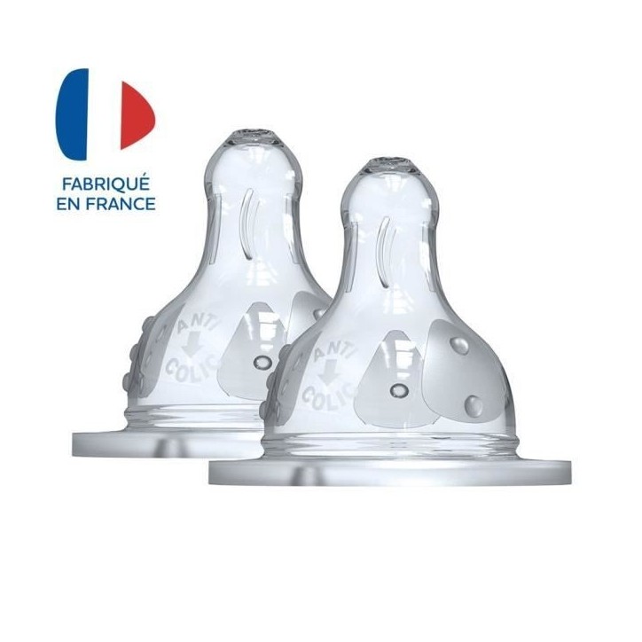 Dodie Biberon Initiation+ Anti-Coliques 3 Vitesses Tétine Ronde Col Large Débit 4 +6m 2 tétines Dodie Biberon Initiation+ Anti-Coliques 3 Vitesses Tétine Ronde Col Large Débit 4 +6m 2 tétines