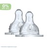 Dodie Biberon Initiation+ Anti-Coliques 3 Vitesses Tétine Ronde Col L