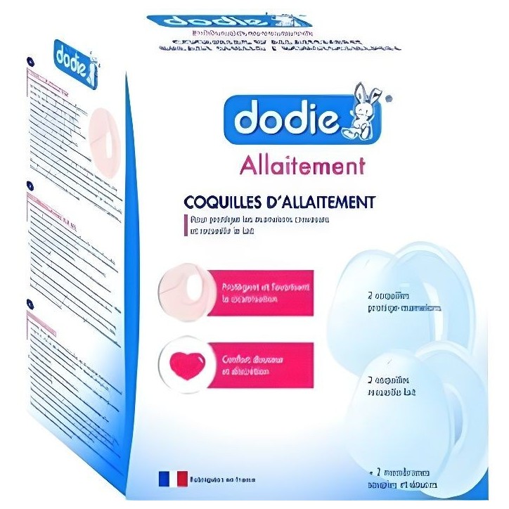 Dodie Allaitement Coquilles d'Allaitement 4 unités