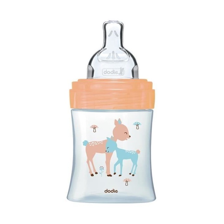 Coffret Biberon Verre Biche - Dodie - Triangle, Tétine Plate, Anti-Colique - 150ml et 270ml Coffret Biberon Verre Biche - Dodie - Triangle, Tétine Plate, Anti-Colique - 150ml et 270ml