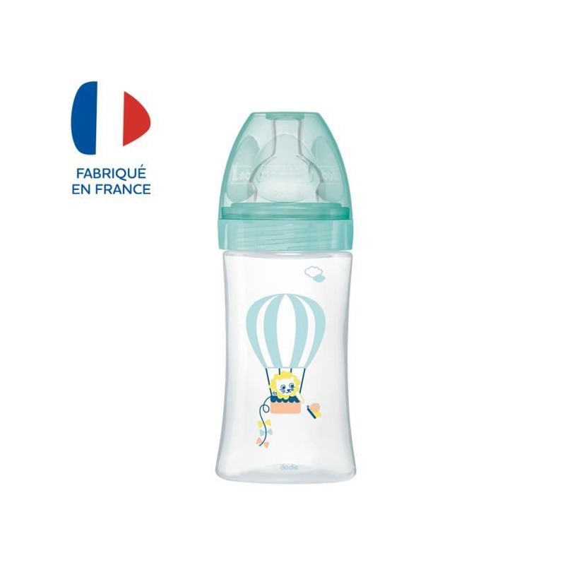Dodie Biberon Sensation+ Anti-Coliques +0m Lion 270ml Dodie Biberon Sensation+ Anti-Coliques +0m Lion 270ml