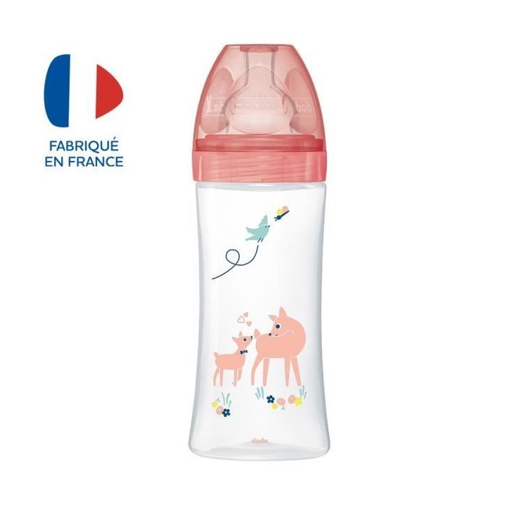 Dodie Biberon Sensation+ Anti-Coliques +6m Biche 330ml