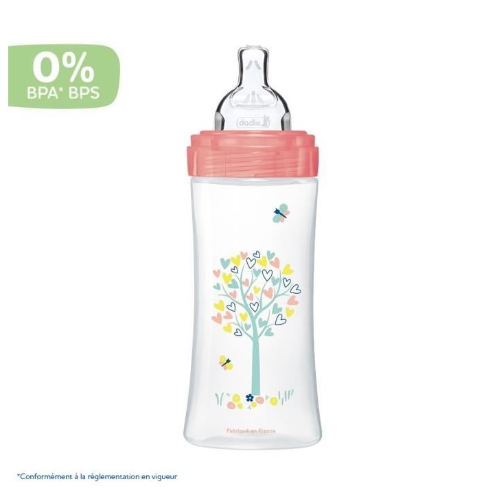 Dodie Biberon Sensation+ Anti-Coliques +6m Biche 330ml