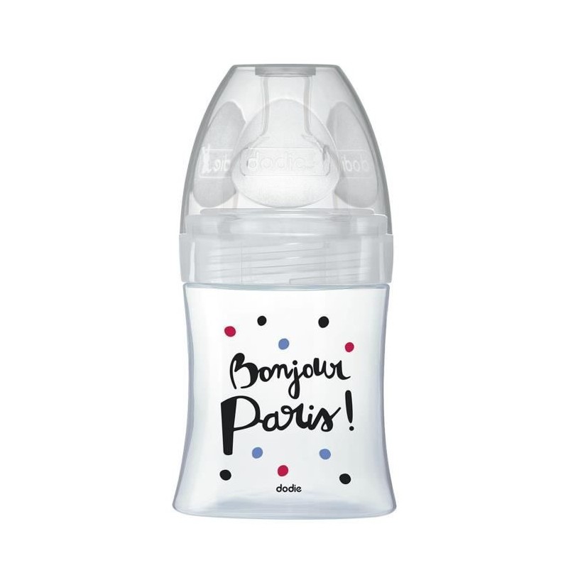 Dodie Biberon Sensation+ Anti-Coliques en Verre +0m Paris 150ml Dodie Biberon Sensation+ Anti-Coliques en Verre +0m Paris 150ml
