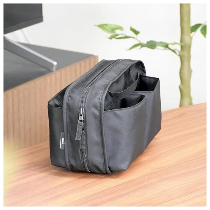 Pochette de voyage résersible de protection - HORI - Nintendo Switch 2 - Rangement accessoires et jeux - Noir