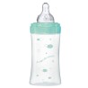 Dodie Biberon Initiation+ Anti-Coliques 3 Vitesses en Verre +0m Vert O