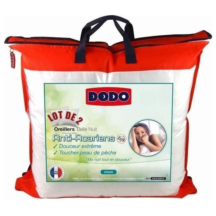 2 Oreillers Belle Nuit 60x60 2 Oreillers Belle Nuit 60x60